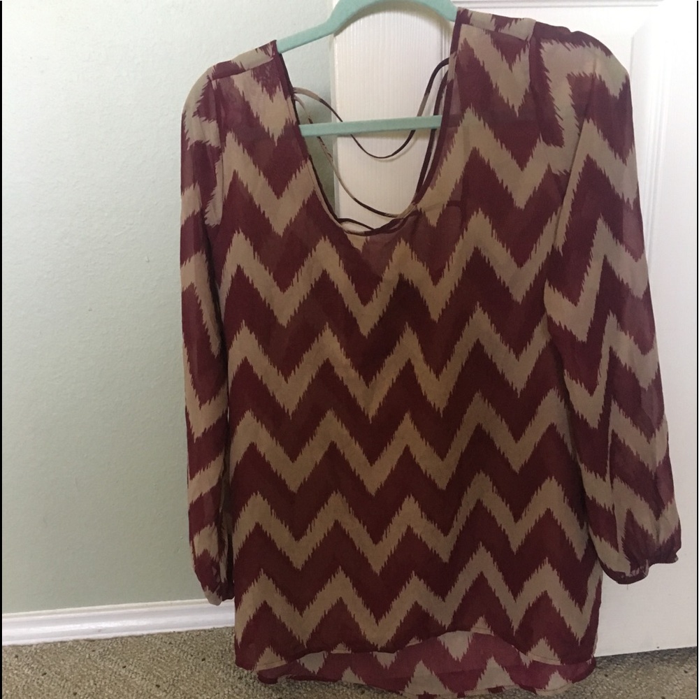 cute chevron top